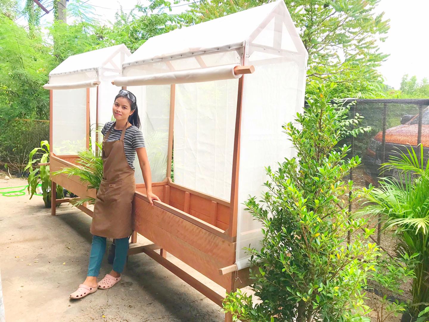 Wooden Vegetable Planter